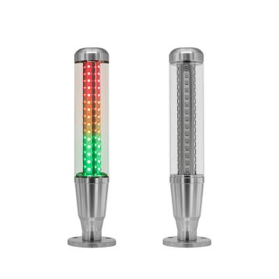 OMI1-301 24v base recta industrial 3 colores LED torre de señalización de luz para máquina cnc