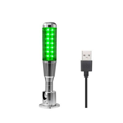 2021 nueva luz de torre de señal USB de entrada de 5 V programable de múltiples colores