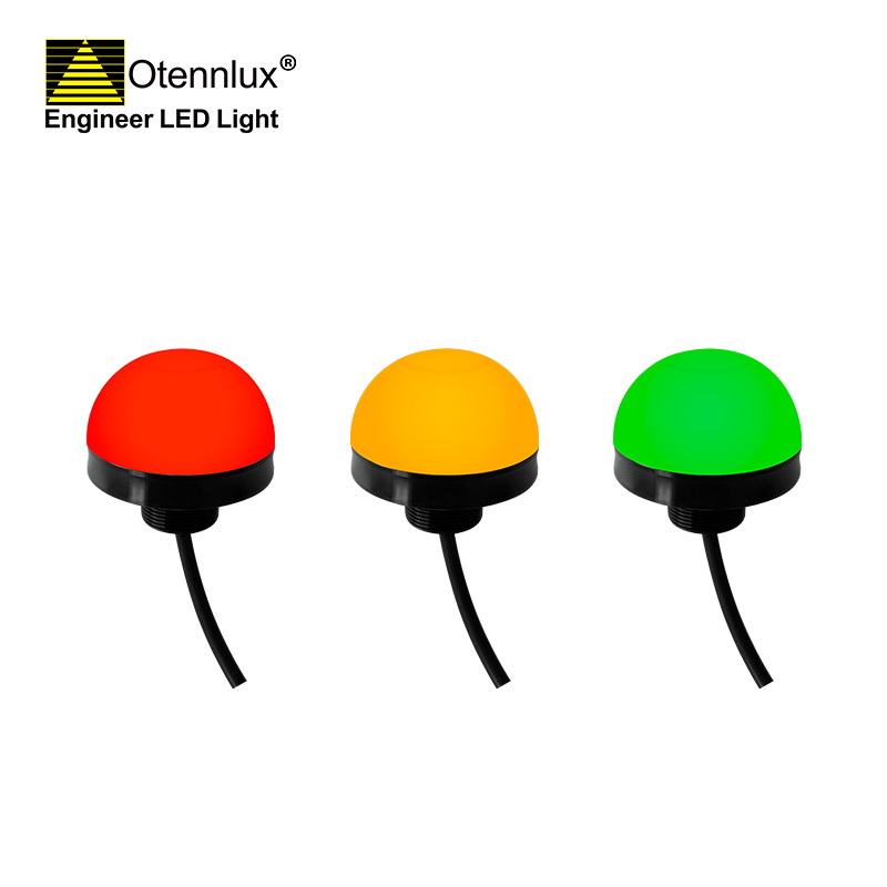 Otennlux O70 24v 70mm 3 colores luz de calentamiento de señal led
